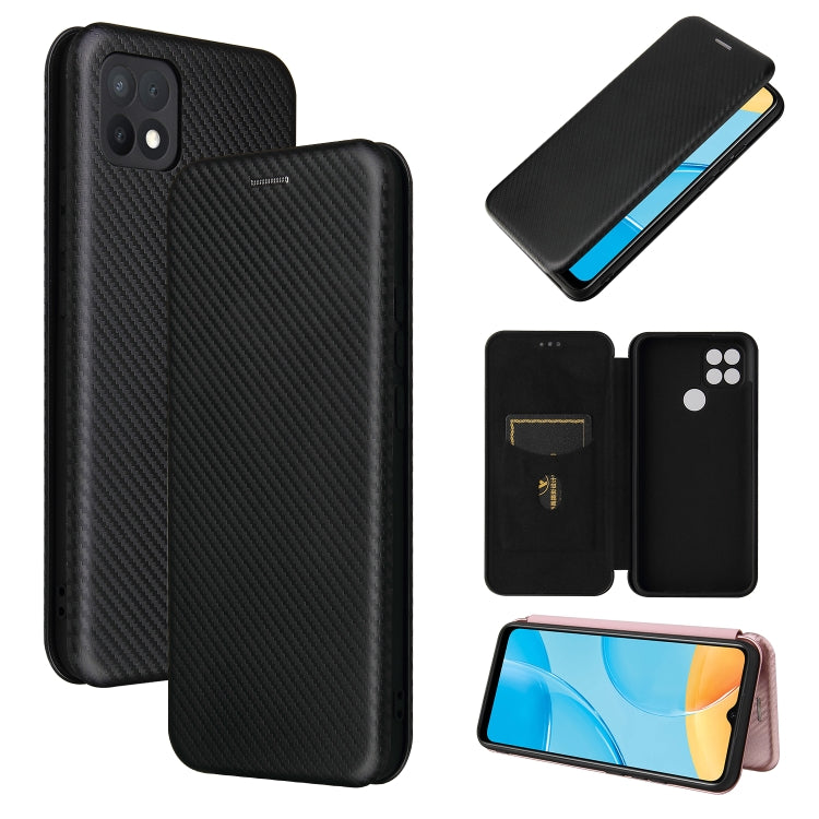 Carbon Fiber Texture Magnetic Horizontal Flip TPU + PC + PU Leather Case with Card Slot, For LG Wing 5G, For LG Wing 5G with Buckle, For OPPO A72 5G, For OPPO A15, For Motorola Moto  G9 Power