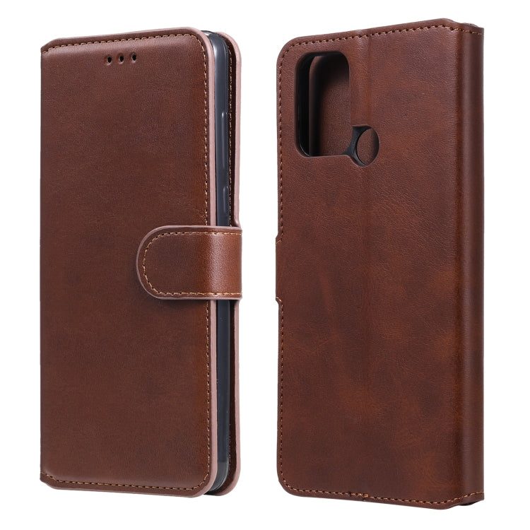 Classic Calf Texture PU + TPU Horizontal Flip Leather Case, with Holder & Card Slots & Wallet, For OPPO F17 / A73, For OPPO F17 Pro / A93, For OPPO Realme 7i / C17, For OPPO Realme 7 / Narzo 20 Pro