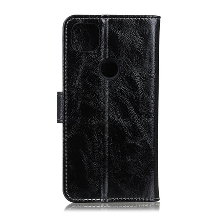 Retro Crazy Horse Texture Horizontal Flip Leather Case with Holder & Card Slots & Photo Frame & Wallet, For OPPO A15, For Samsung Galaxy A02s 164