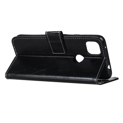 Retro Crazy Horse Texture Horizontal Flip Leather Case with Holder & Card Slots & Photo Frame & Wallet, For OPPO A15, For Samsung Galaxy A02s 164