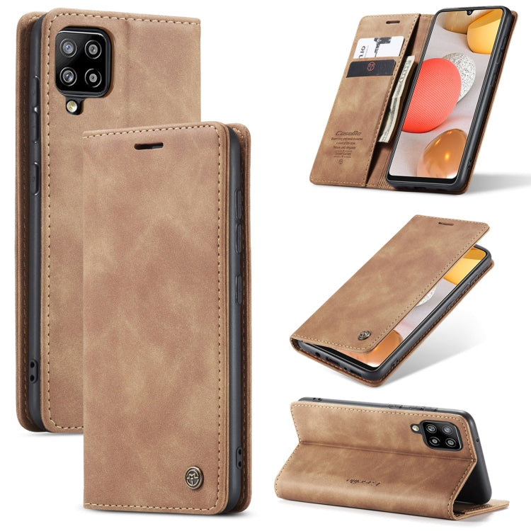 CaseMe-013 Multifunctional Retro Frosted Horizontal Flip Leather Case with Card Slot & Holder & Wallet, For OnePlus 8T, For Samsung Galaxy A21s, For Samsung Galaxy A42 5G, For Huawei P Smart 2021, For Xiaomi Mi 10T Lite 5G                              ...