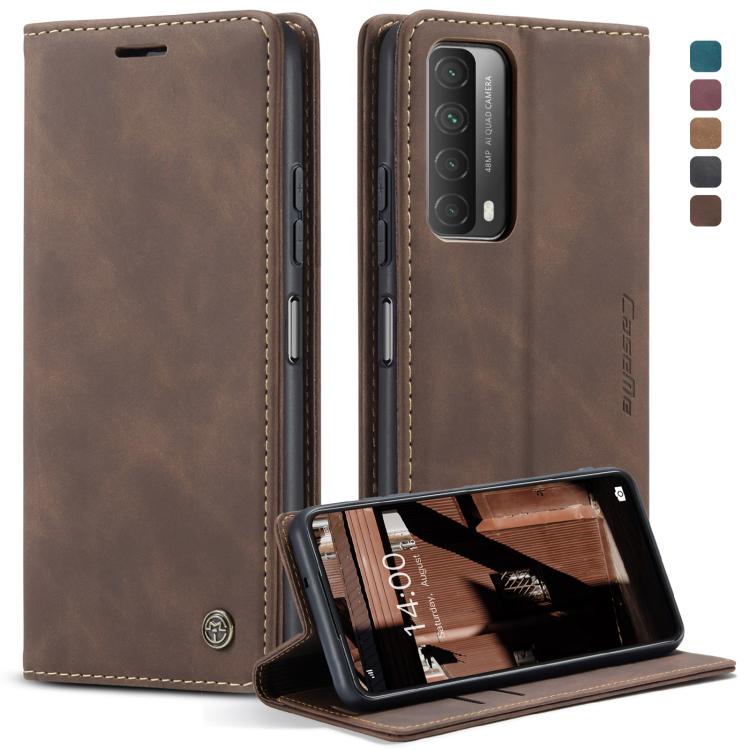 CaseMe-013 Multifunctional Retro Frosted Horizontal Flip Leather Case with Card Slot & Holder & Wallet, For OnePlus 8T, For Samsung Galaxy A21s, For Samsung Galaxy A42 5G, For Huawei P Smart 2021, For Xiaomi Mi 10T Lite 5G                              ...