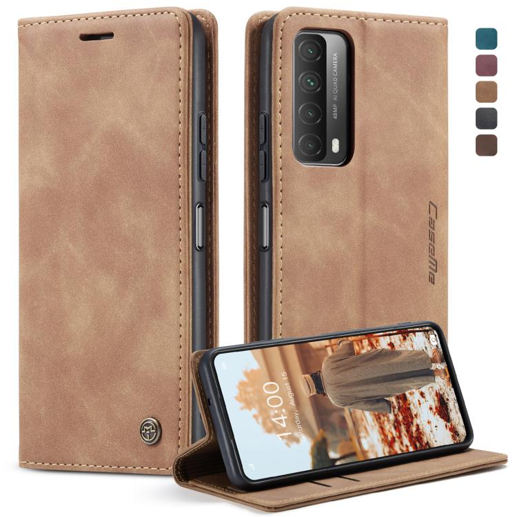 CaseMe-013 Multifunctional Retro Frosted Horizontal Flip Leather Case with Card Slot & Holder & Wallet, For OnePlus 8T, For Samsung Galaxy A21s, For Samsung Galaxy A42 5G, For Huawei P Smart 2021, For Xiaomi Mi 10T Lite 5G                              ...