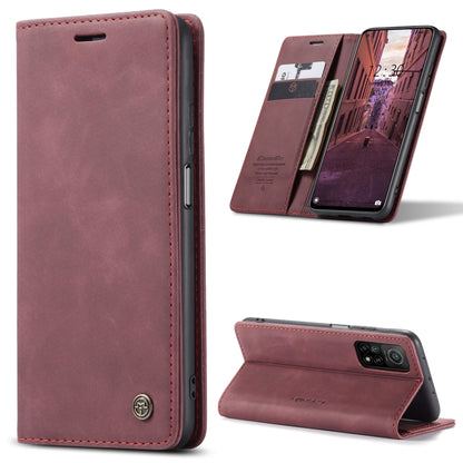 CaseMe-013 Multifunctional Retro Frosted Horizontal Flip Leather Case with Card Slot & Holder & Wallet, For OnePlus 8T, For Samsung Galaxy A21s, For Samsung Galaxy A42 5G, For Huawei P Smart 2021, For Xiaomi Mi 10T Lite 5G                              ...