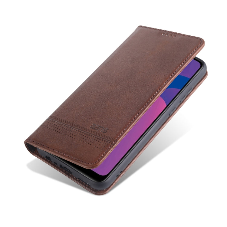 AZNS Magnetic Calf Texture Horizontal Flip Leather Case with Card Slots & Holder & Wallet, For OPPO A15, For vivo Y20, For vivo Y70s / Y51s / IQOO U1, For Samsung Galaxy A42 5G