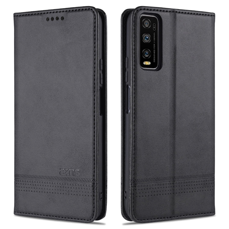 AZNS Magnetic Calf Texture Horizontal Flip Leather Case with Card Slots & Holder & Wallet, For OPPO A15, For vivo Y20, For vivo Y70s / Y51s / IQOO U1, For Samsung Galaxy A42 5G