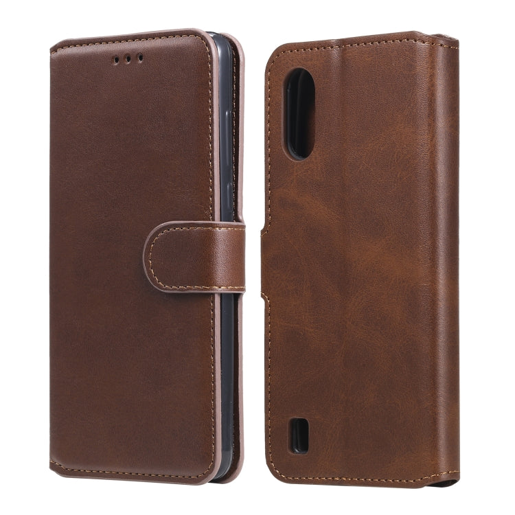 Classic Calf Texture PU + TPU Horizontal Flip Leather Case, with Holder & Card Slots & Wallet, For Samsung Galaxy A42 5G, For Samsung Galaxy M01, For Samsung Galaxy M31s, For Samsung Galaxy M51 Side-mounted Fingerprint