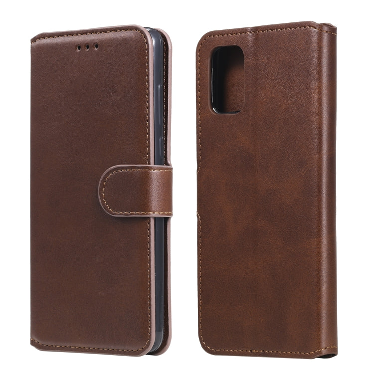 Classic Calf Texture PU + TPU Horizontal Flip Leather Case, with Holder & Card Slots & Wallet, For Samsung Galaxy A42 5G, For Samsung Galaxy M01, For Samsung Galaxy M31s, For Samsung Galaxy M51 Side-mounted Fingerprint