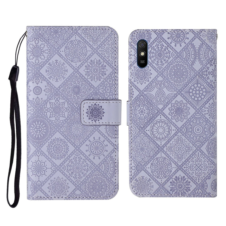 Ethnic Style Embossed Pattern Horizontal Flip Leather Case with Holder & Card Slots & Wallet & Lanyard, For Xiaomi Redmi 9, For Xiaomi Redmi 9A, For Xiaomi Redmi 9C