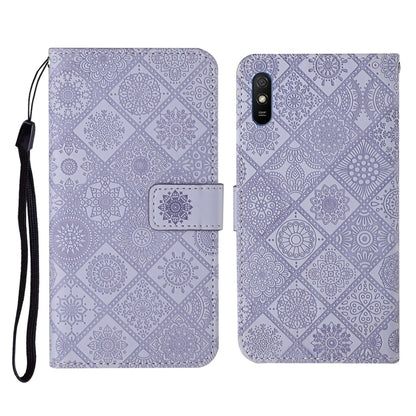 Ethnic Style Embossed Pattern Horizontal Flip Leather Case with Holder & Card Slots & Wallet & Lanyard, For Xiaomi Redmi 9, For Xiaomi Redmi 9A, For Xiaomi Redmi 9C