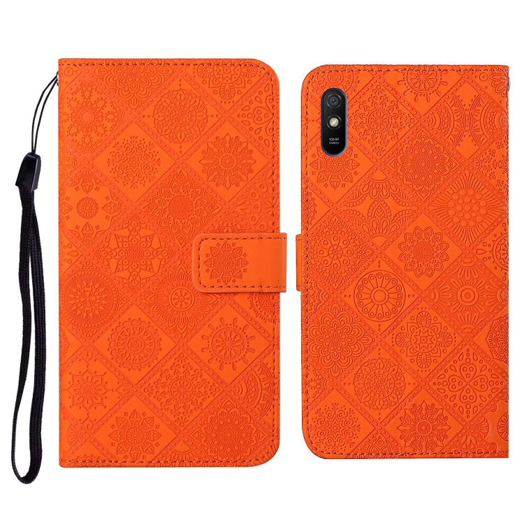 Ethnic Style Embossed Pattern Horizontal Flip Leather Case with Holder & Card Slots & Wallet & Lanyard, For Xiaomi Redmi 9, For Xiaomi Redmi 9A, For Xiaomi Redmi 9C