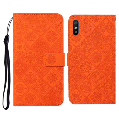 Ethnic Style Embossed Pattern Horizontal Flip Leather Case with Holder & Card Slots & Wallet & Lanyard, For Xiaomi Redmi 9, For Xiaomi Redmi 9A, For Xiaomi Redmi 9C