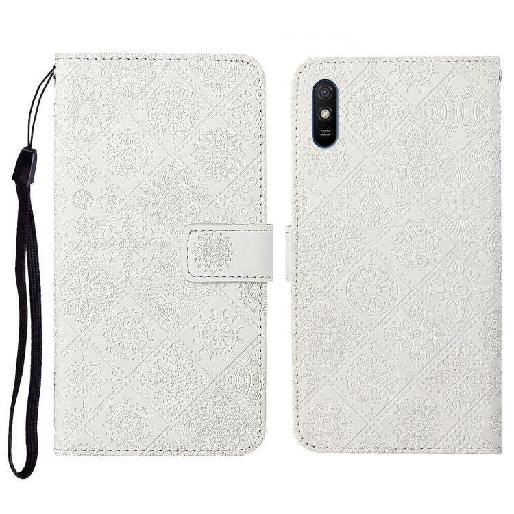 Ethnic Style Embossed Pattern Horizontal Flip Leather Case with Holder & Card Slots & Wallet & Lanyard, For Xiaomi Redmi 9, For Xiaomi Redmi 9A, For Xiaomi Redmi 9C