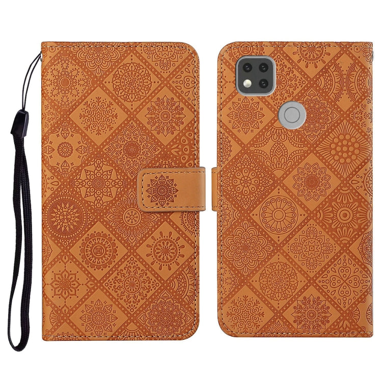 Ethnic Style Embossed Pattern Horizontal Flip Leather Case with Holder & Card Slots & Wallet & Lanyard, For Xiaomi Redmi 9, For Xiaomi Redmi 9A, For Xiaomi Redmi 9C
