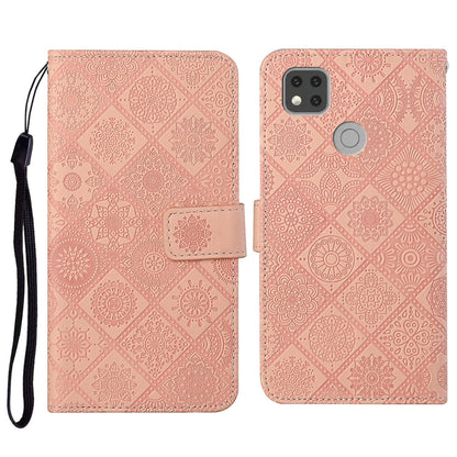 Ethnic Style Embossed Pattern Horizontal Flip Leather Case with Holder & Card Slots & Wallet & Lanyard, For Xiaomi Redmi 9, For Xiaomi Redmi 9A, For Xiaomi Redmi 9C