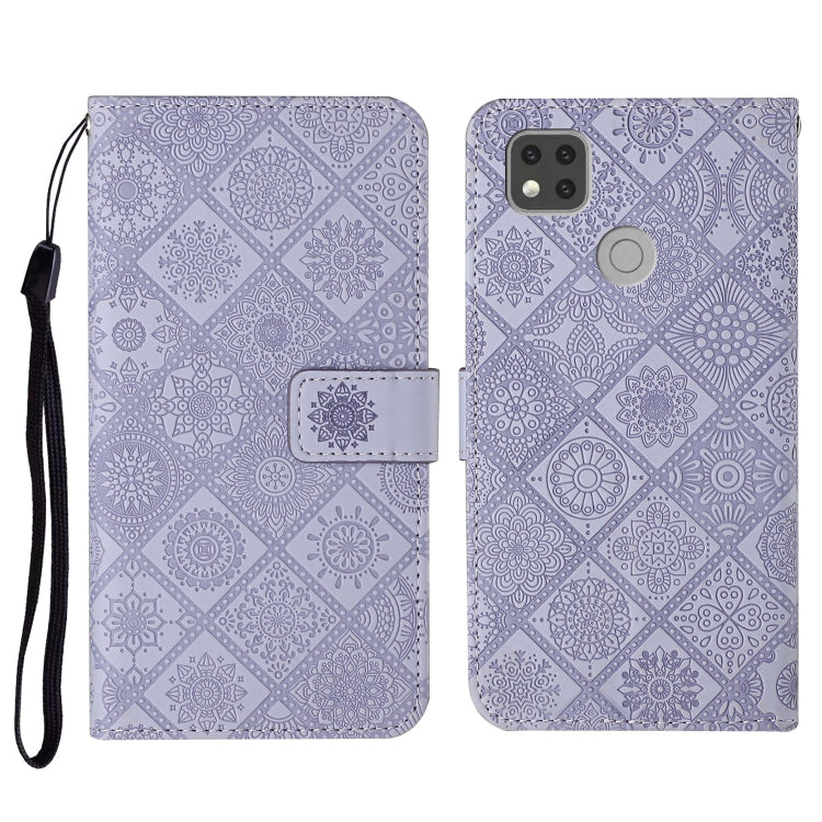 Ethnic Style Embossed Pattern Horizontal Flip Leather Case with Holder & Card Slots & Wallet & Lanyard, For Xiaomi Redmi 9, For Xiaomi Redmi 9A, For Xiaomi Redmi 9C