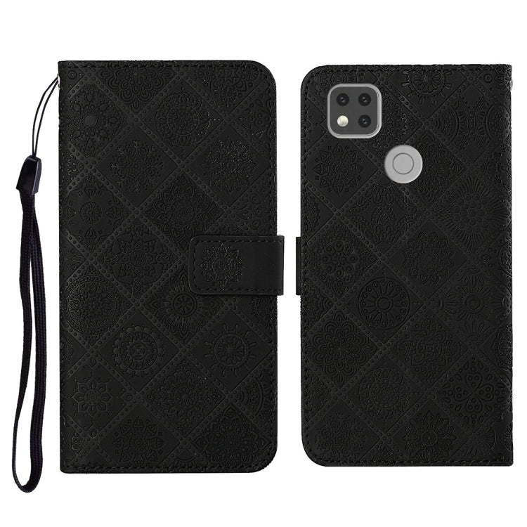 Ethnic Style Embossed Pattern Horizontal Flip Leather Case with Holder & Card Slots & Wallet & Lanyard, For Xiaomi Redmi 9, For Xiaomi Redmi 9A, For Xiaomi Redmi 9C