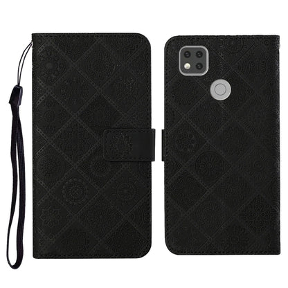 Ethnic Style Embossed Pattern Horizontal Flip Leather Case with Holder & Card Slots & Wallet & Lanyard, For Xiaomi Redmi 9, For Xiaomi Redmi 9A, For Xiaomi Redmi 9C
