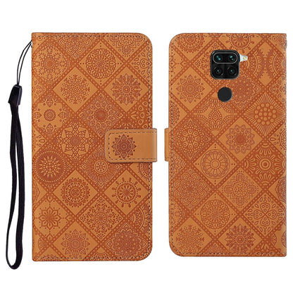 Ethnic Style Embossed Pattern Horizontal Flip Leather Case with Holder & Card Slots & Wallet & Lanyard, For Xiaomi Redmi Note 9, For Xiaomi Redmi Note 9 Pro, For Xiaomi Mi 10 5G