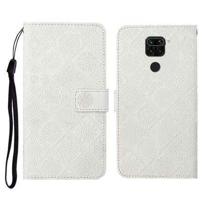 Ethnic Style Embossed Pattern Horizontal Flip Leather Case with Holder & Card Slots & Wallet & Lanyard, For Xiaomi Redmi Note 9, For Xiaomi Redmi Note 9 Pro, For Xiaomi Mi 10 5G