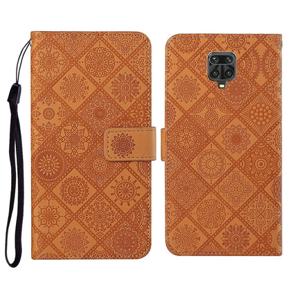 Ethnic Style Embossed Pattern Horizontal Flip Leather Case with Holder & Card Slots & Wallet & Lanyard, For Xiaomi Redmi Note 9, For Xiaomi Redmi Note 9 Pro, For Xiaomi Mi 10 5G