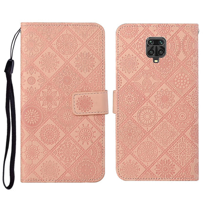 Ethnic Style Embossed Pattern Horizontal Flip Leather Case with Holder & Card Slots & Wallet & Lanyard, For Xiaomi Redmi Note 9, For Xiaomi Redmi Note 9 Pro, For Xiaomi Mi 10 5G