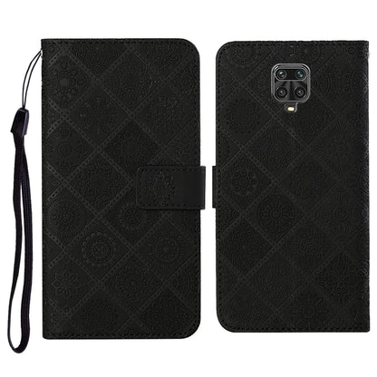 Ethnic Style Embossed Pattern Horizontal Flip Leather Case with Holder & Card Slots & Wallet & Lanyard, For Xiaomi Redmi Note 9, For Xiaomi Redmi Note 9 Pro, For Xiaomi Mi 10 5G