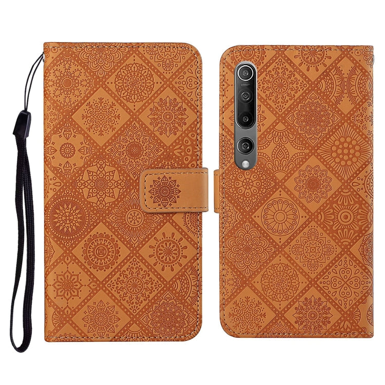 Ethnic Style Embossed Pattern Horizontal Flip Leather Case with Holder & Card Slots & Wallet & Lanyard, For Xiaomi Redmi Note 9, For Xiaomi Redmi Note 9 Pro, For Xiaomi Mi 10 5G