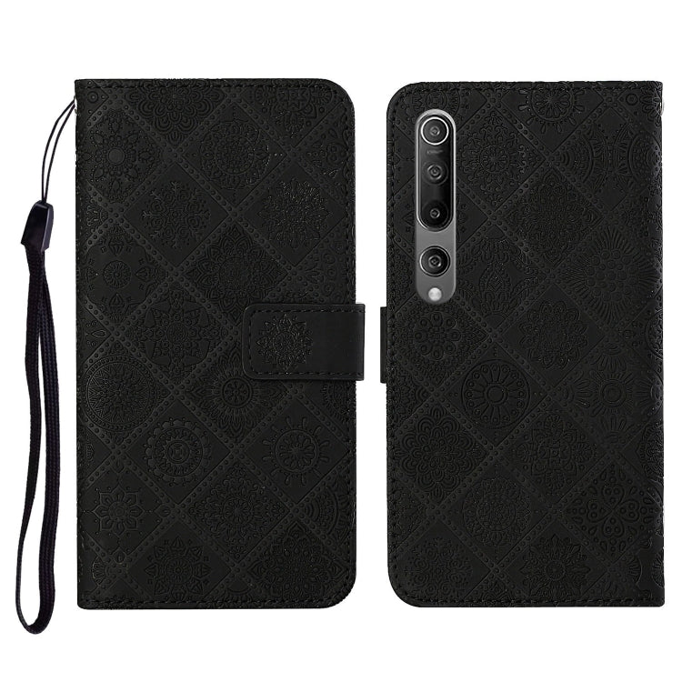 Ethnic Style Embossed Pattern Horizontal Flip Leather Case with Holder & Card Slots & Wallet & Lanyard, For Xiaomi Redmi Note 9, For Xiaomi Redmi Note 9 Pro, For Xiaomi Mi 10 5G