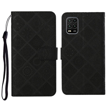 Ethnic Style Embossed Pattern Horizontal Flip Leather Case with Holder & Card Slots & Wallet & Lanyard, For Xiaomi Mi 10 Lite 5G, For Xiaomi Mi 10T 5G, For Xiaomi Mi 10T Lite 5G