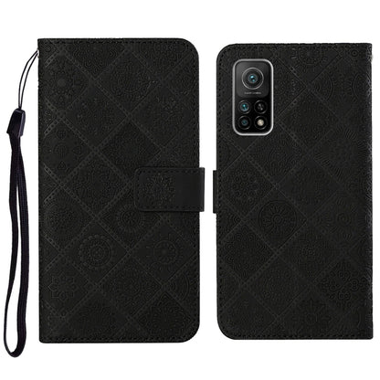 Ethnic Style Embossed Pattern Horizontal Flip Leather Case with Holder & Card Slots & Wallet & Lanyard, For Xiaomi Mi 10 Lite 5G, For Xiaomi Mi 10T 5G, For Xiaomi Mi 10T Lite 5G