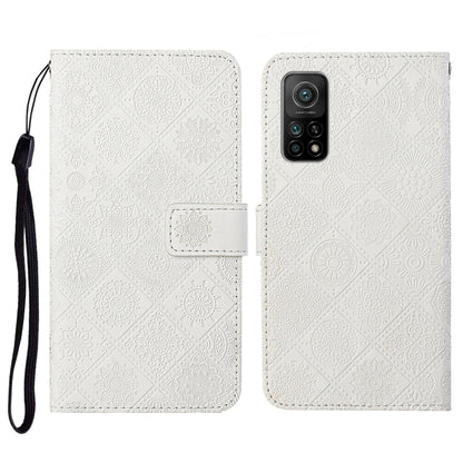 Ethnic Style Embossed Pattern Horizontal Flip Leather Case with Holder & Card Slots & Wallet & Lanyard, For Xiaomi Mi 10 Lite 5G, For Xiaomi Mi 10T 5G, For Xiaomi Mi 10T Lite 5G