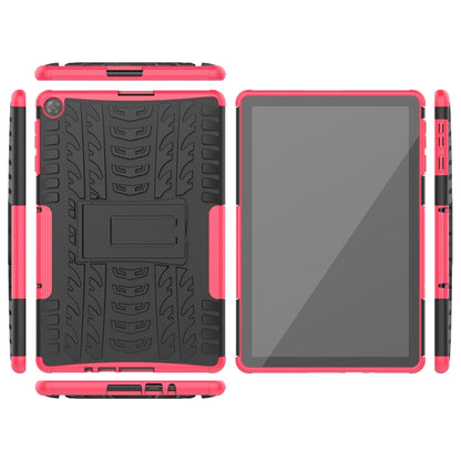 Tire Texture Shockproof TPU+PC Protective Case with Holder, For Huawei MatePad T10/T10S/Enjoy 2, For Huawei P Smart(2021)/Y7a, For OnePlus Nord N10 5G, For OnePlus Nord N100, For Xiaomi Mi 10T Lite 5G