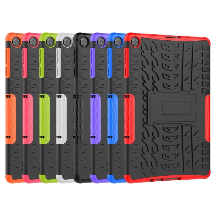 Tire Texture Shockproof TPU+PC Protective Case with Holder, For Huawei MatePad T10/T10S/Enjoy 2, For Huawei P Smart(2021)/Y7a, For OnePlus Nord N10 5G, For OnePlus Nord N100, For Xiaomi Mi 10T Lite 5G