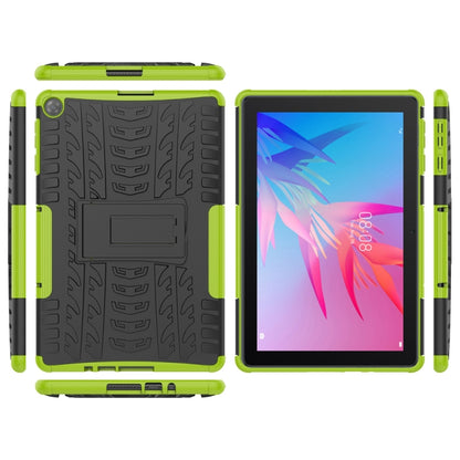 Tire Texture Shockproof TPU+PC Protective Case with Holder, For Huawei MatePad T10/T10S/Enjoy 2, For Huawei P Smart(2021)/Y7a, For OnePlus Nord N10 5G, For OnePlus Nord N100, For Xiaomi Mi 10T Lite 5G