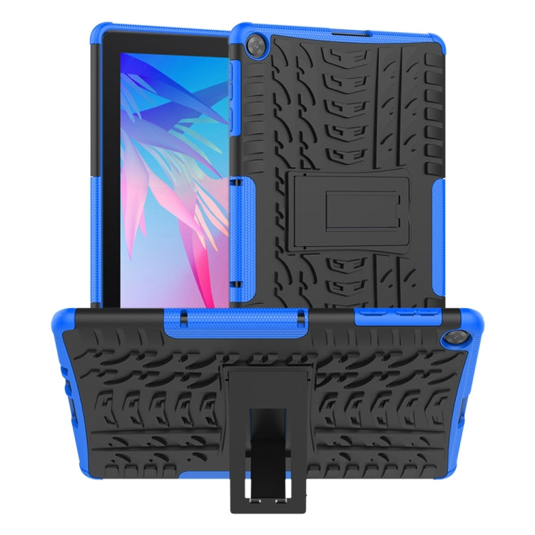 Tire Texture Shockproof TPU+PC Protective Case with Holder, For Huawei MatePad T10/T10S/Enjoy 2, For Huawei P Smart(2021)/Y7a, For OnePlus Nord N10 5G, For OnePlus Nord N100, For Xiaomi Mi 10T Lite 5G
