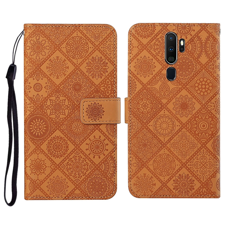 Ethnic Style Embossed Pattern Horizontal Flip Leather Case with Holder & Card Slots & Wallet & Lanyard, For OPPO A5 / A9 2020, For OPPO A92 / A72 / A52, For OPPO F1s