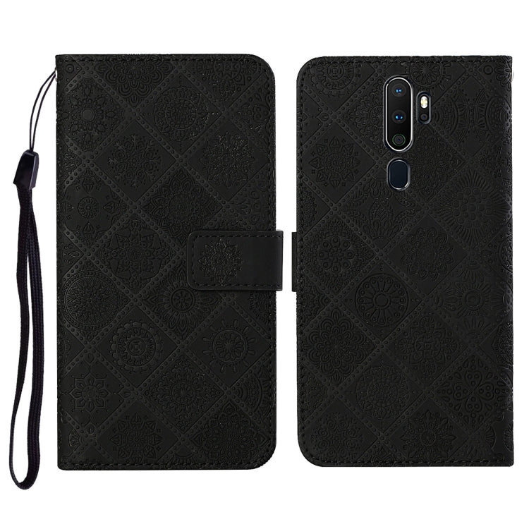 Ethnic Style Embossed Pattern Horizontal Flip Leather Case with Holder & Card Slots & Wallet & Lanyard, For OPPO A5 / A9 2020, For OPPO A92 / A72 / A52, For OPPO F1s