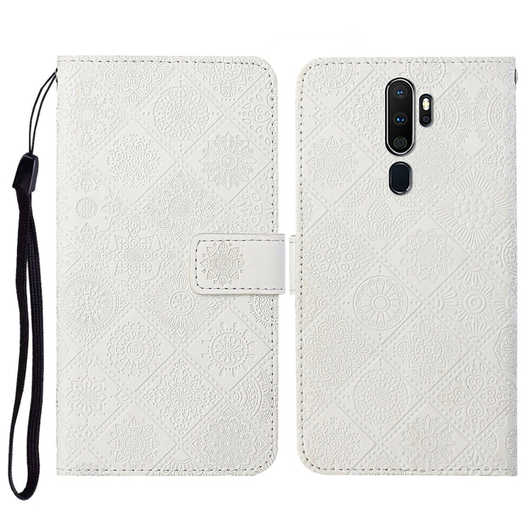 Ethnic Style Embossed Pattern Horizontal Flip Leather Case with Holder & Card Slots & Wallet & Lanyard, For OPPO A5 / A9 2020, For OPPO A92 / A72 / A52, For OPPO F1s