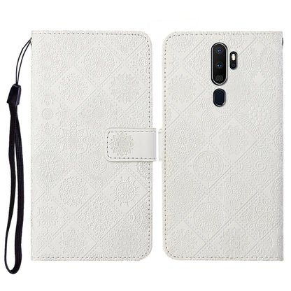 Ethnic Style Embossed Pattern Horizontal Flip Leather Case with Holder & Card Slots & Wallet & Lanyard, For OPPO A5 / A9 2020, For OPPO A92 / A72 / A52, For OPPO F1s