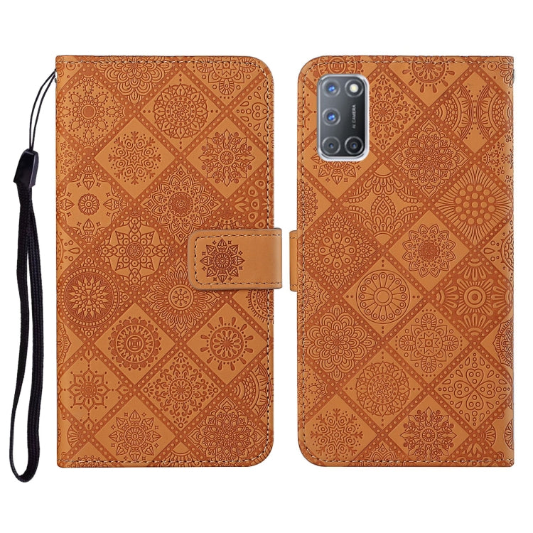 Ethnic Style Embossed Pattern Horizontal Flip Leather Case with Holder & Card Slots & Wallet & Lanyard, For OPPO A5 / A9 2020, For OPPO A92 / A72 / A52, For OPPO F1s
