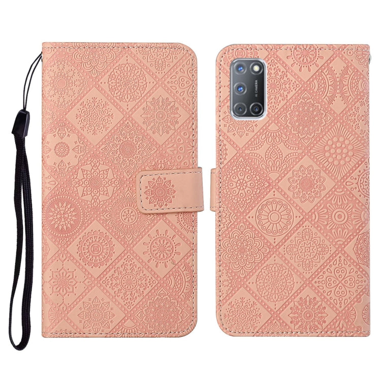 Ethnic Style Embossed Pattern Horizontal Flip Leather Case with Holder & Card Slots & Wallet & Lanyard, For OPPO A5 / A9 2020, For OPPO A92 / A72 / A52, For OPPO F1s
