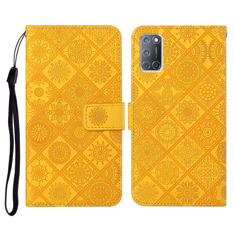 Ethnic Style Embossed Pattern Horizontal Flip Leather Case with Holder & Card Slots & Wallet & Lanyard, For OPPO A5 / A9 2020, For OPPO A92 / A72 / A52, For OPPO F1s