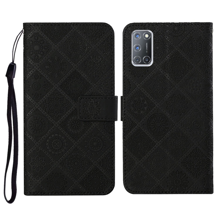 Ethnic Style Embossed Pattern Horizontal Flip Leather Case with Holder & Card Slots & Wallet & Lanyard, For OPPO A5 / A9 2020, For OPPO A92 / A72 / A52, For OPPO F1s