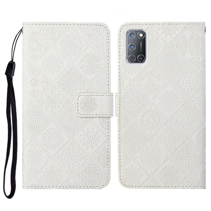 Ethnic Style Embossed Pattern Horizontal Flip Leather Case with Holder & Card Slots & Wallet & Lanyard, For OPPO A5 / A9 2020, For OPPO A92 / A72 / A52, For OPPO F1s
