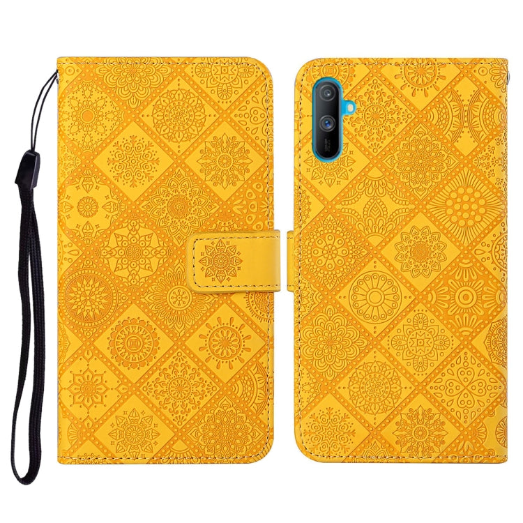Ethnic Style Embossed Pattern Horizontal Flip Leather Case with Holder & Card Slots & Wallet & Lanyard, For OPPO Realme C3, For OPPO Realme 5, For OPPO Realme 5 Pro