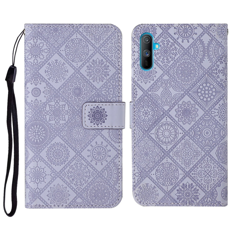 Ethnic Style Embossed Pattern Horizontal Flip Leather Case with Holder & Card Slots & Wallet & Lanyard, For OPPO Realme C3, For OPPO Realme 5, For OPPO Realme 5 Pro