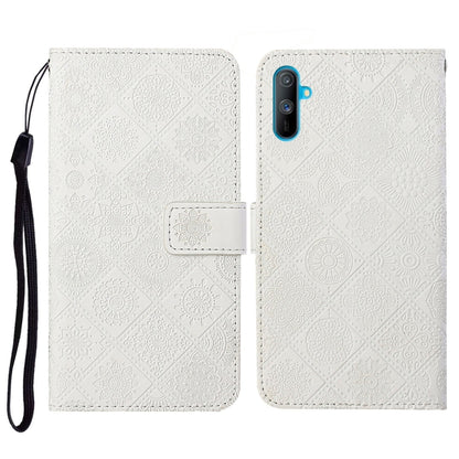 Ethnic Style Embossed Pattern Horizontal Flip Leather Case with Holder & Card Slots & Wallet & Lanyard, For OPPO Realme C3, For OPPO Realme 5, For OPPO Realme 5 Pro