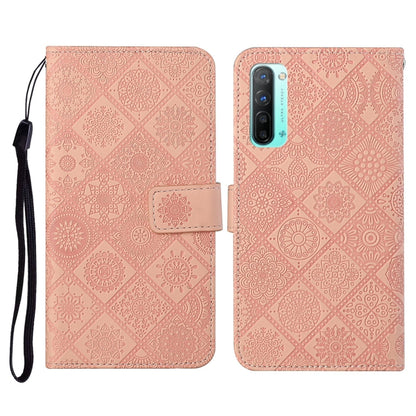 Ethnic Style Embossed Pattern Horizontal Flip Leather Case with Holder & Card Slots & Wallet & Lanyard, For OPPO Reno3, For OPPO Reno4, For OPPO Reno4 Lite