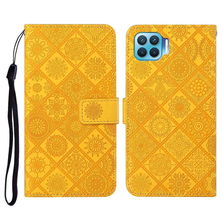 Ethnic Style Embossed Pattern Horizontal Flip Leather Case with Holder & Card Slots & Wallet & Lanyard, For OPPO Reno3, For OPPO Reno4, For OPPO Reno4 Lite